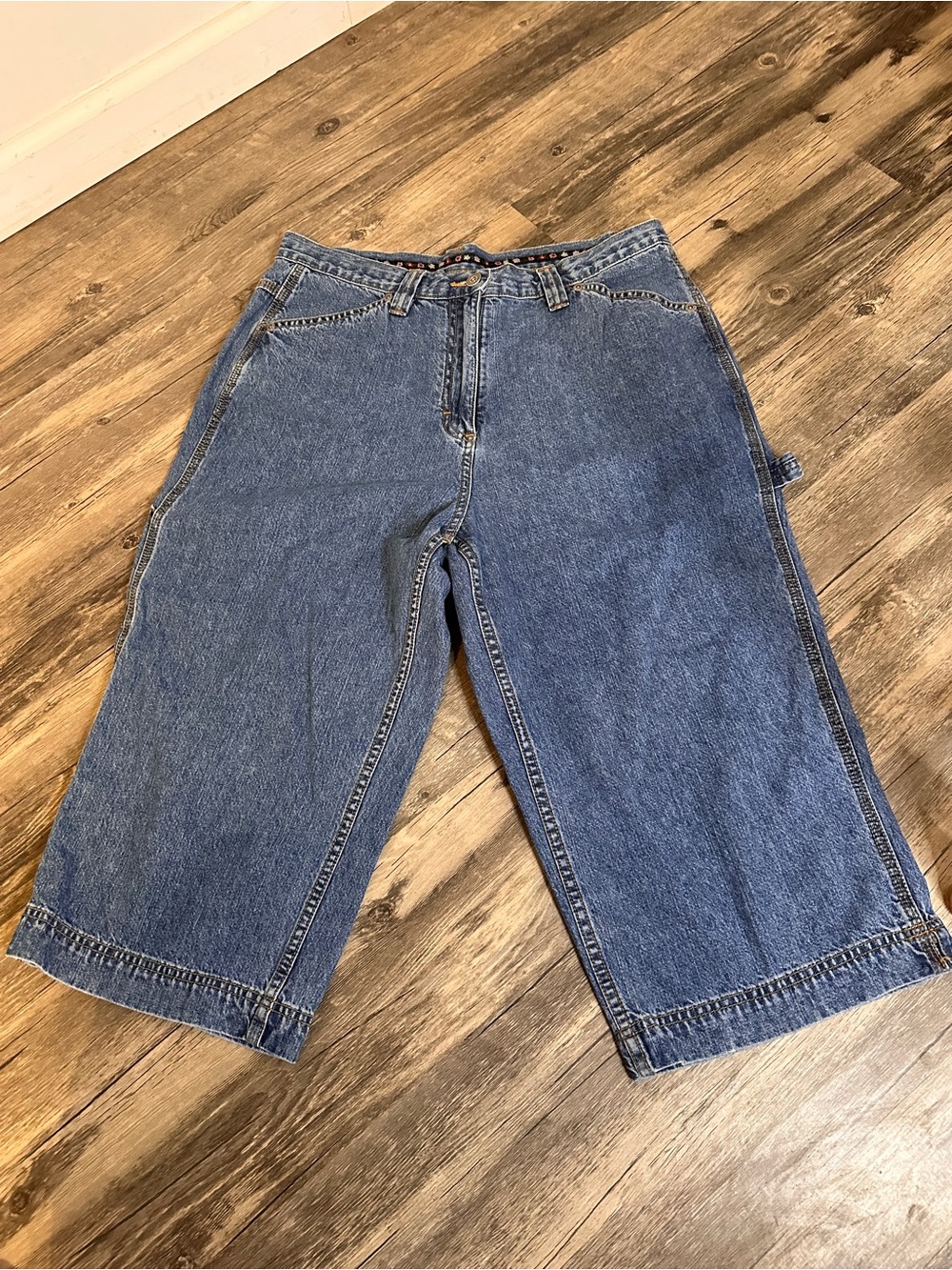 Christopher & Banks Blue Cropped Denim Jeans